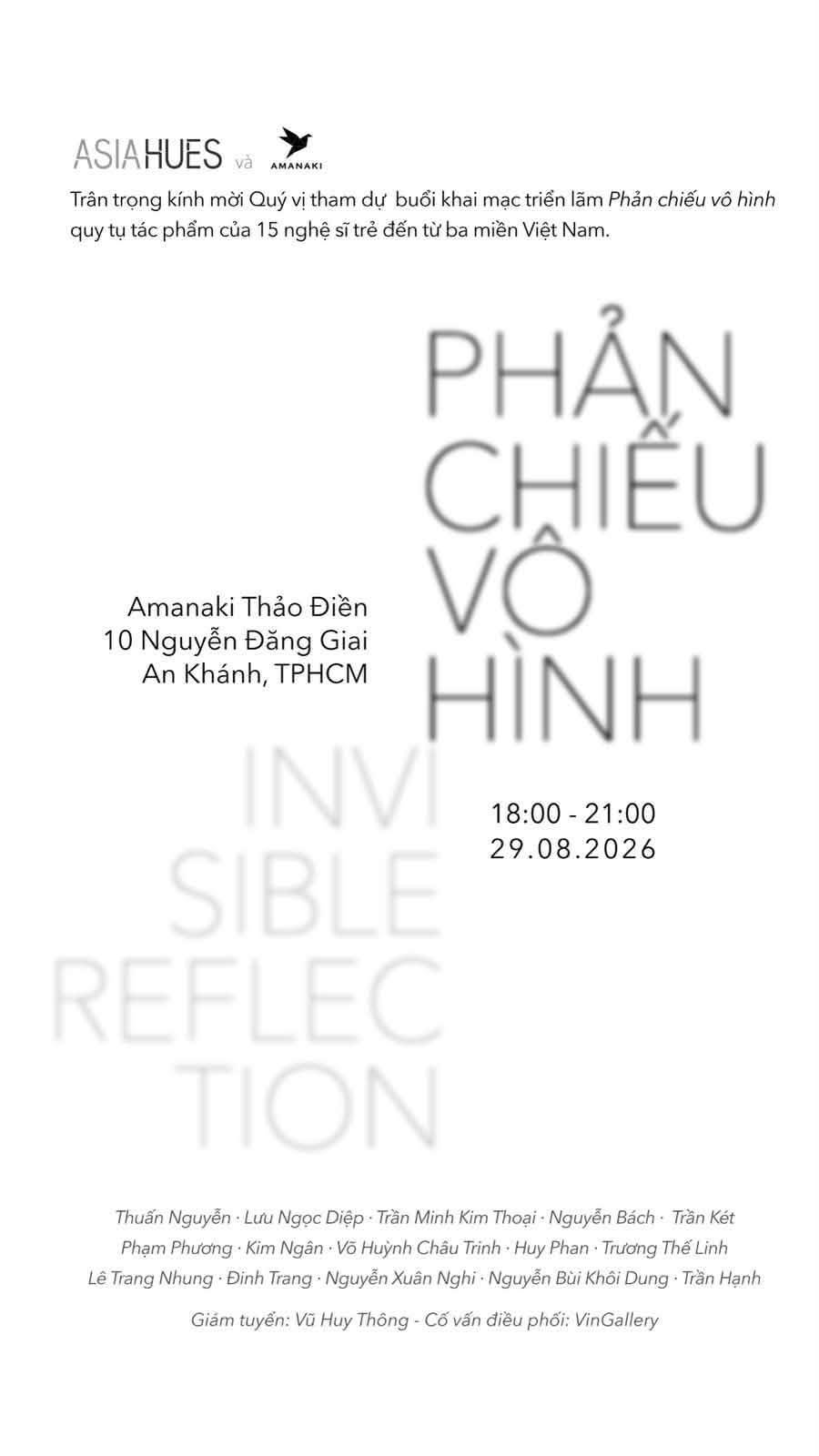 Triển lãm nhóm: Phản chiếu vô hình