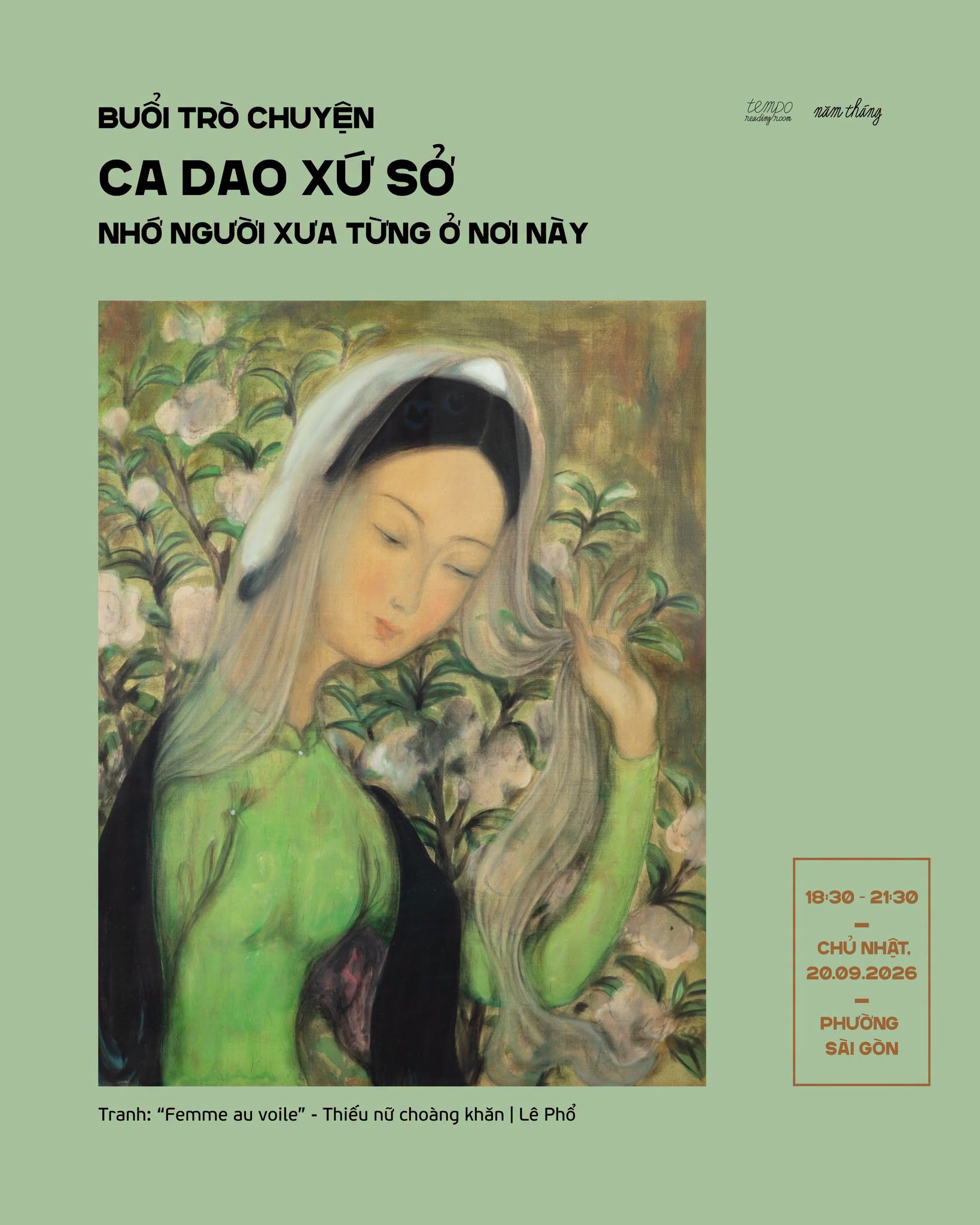 Talk "Ca dao xứ sở" – Buổi 3: Luân lý lẽ hằng và Ứng xử nghĩa nhân